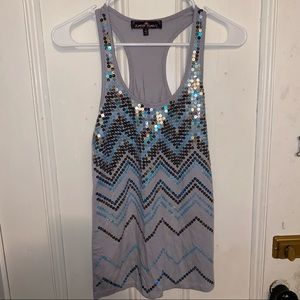 Sparkled Racerback Tank